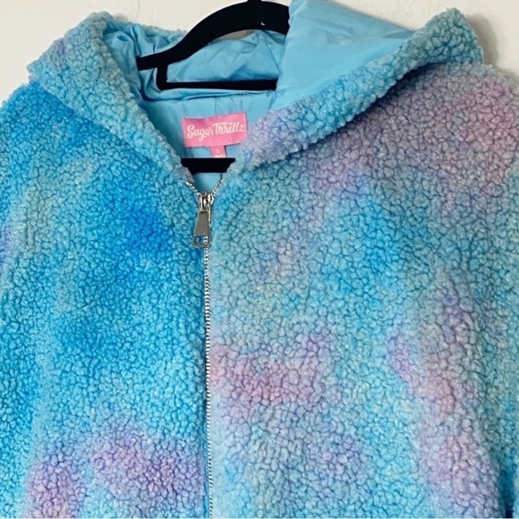 NWOT Sugar Thrillz Teddy Jacket - Picture 3 of 6